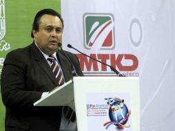 El presidente de la Federación Mexicana de la especialidad (FMTKDO), Juan Manuel López. MEXSPORT  /