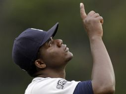Michel Pineda abanicó a los cuatro primeros bateadores que enfrentó. AP  /