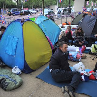 El pueblo vive el evento como una película