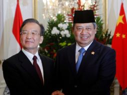 El primer ministro chino, Wen Jiabao de visita en Indonesia. REUTERS  /