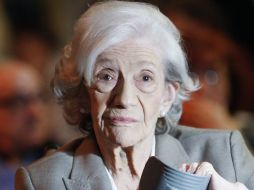 La escritora recibió el Premio Cervantes en días pasados. EFE  /