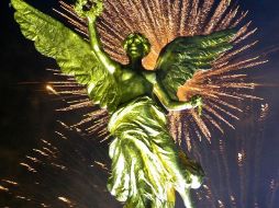 Réplica de Ángel de la Independencia viaja a España en promoción turística para México. ESPECIAL  /