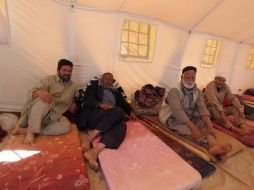 Nueve libios que habían sido llevados a principios de mes a Italia para recibir tratamiento hospitalario. EFE  /