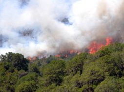Vista general de una parte de la línea montañosa que divide de forma natural los estados de Coahuila y Nuevo León. EFE  /