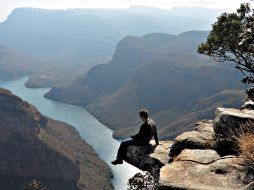 Río Blyde, el atractivo principal en la ruta panorámica.EL UNIVERSAL  /