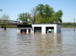 El río Ohio alcanzó una altura de 18.16 metros. AP  /