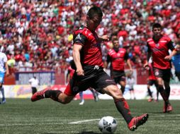 Raúl Enríquez de Tijuana anota al 27' con un tiro cruzado. MEXSPORT  /