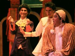 La puesta en escena El burgués gentilhombre, que dirigió Alicia Yapur en 2008 para la Compañía Estatal de Teatro.  A. CAMACHO  /