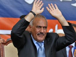 Alí Abdulá Salé lleva 33 años en el poder y enfrenta el descontento popular, que exige la alternancia. AFP  /