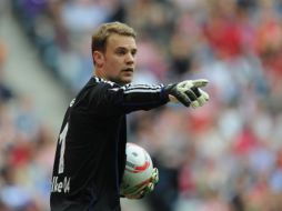 El guardameta del Schalke 04 Manuel Neuer  en el duelo del pasado 30 de abril ante el Bayern Munich. AFP  /