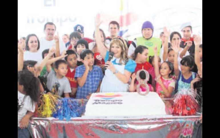 La magia del festejo del Octavo Aniversario y Día del Niño empezó a las 11:00 horas. EL INFORMADOR  /