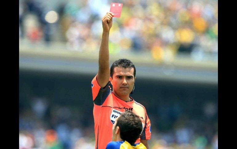 Ricardo Arellano, durante el encuentro del Torneo Clausura entre Pumas y América. MEXSPORT  /