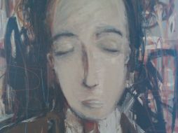 El pintor Yuri Zatarain presenta su reciente trabajo. M.TORRES  /