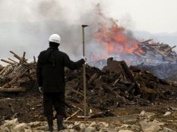 en el incendio de este martes se contabilizaron unas 18 construcciones siniestradas. ARCHIVO  /