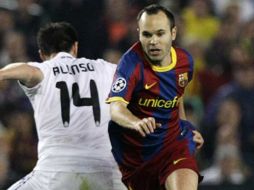 Andrés Iniesta fue una de las piezas claves del cuadro culé. REUTERS  /