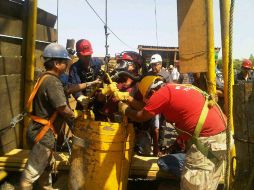 Ya suman cinco los cuerpos hallados tras la explosión en una mina de Sabinas, Coahuila. FOTOGRAFÍA TOMADA DEL TWITTER DE JAVIER LOZANO  /