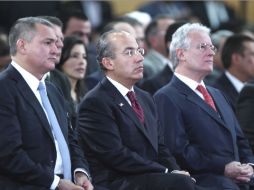 El presidente de México SOS, Alejandro Martí (der.), habló en la inauguración de Tercer Foro Sobre Seguridad y Justicia. NOTIMEX  /