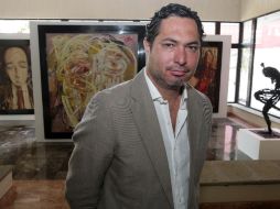 El artista Yuri Zatarain expone en nuestra ciudad luego de dos años de ausencia. A. CAMACHO  /