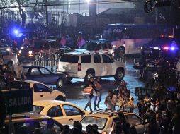 La salida del concierto fue frenética. Se requirieron aproximadamente dos horas para que el tráfico regresara a la normalidad.E.BARRERA  /