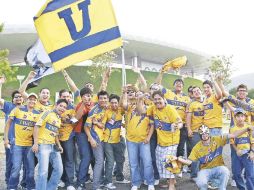 Muchos seguidores de Tigres hicieron el viaje desde Monterrey para ver a su equipo. E. PACHECO  /