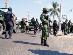 Señalan que el retiro de las fuerzas del orden frente el crimen significaría otorgarles licencia abierta para delinquir. EL UNIVERSAL  /