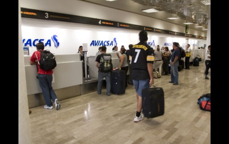 Aviacsa no fue autorizada para reiniciar operaciones desde el Aeropuerto Internacional de la Ciudad de México. ARCHIVO  /