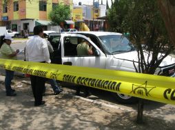 En el caso de Zapopan, dentro de la camioneta de la víctima fueron localizados dos casquillos de bala del calibre .380. M. PATIÑO  /