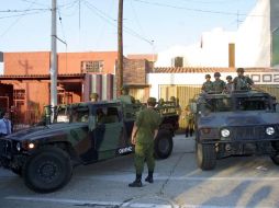Los uniformados realizaban patrullajes terrestres. ARCHIVO  /