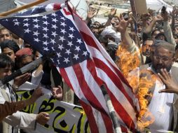Luego de que Al Qaeda confrimó la muerte de su líder, se realizaron algunas manifestaciones contra Estados Unidos en Medio Oriente. AFP  /