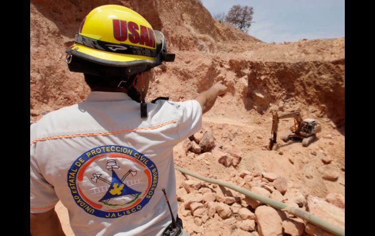 Ayer se derrumbó una mina en Hostotipaquillo, provocando la muerte de tres personas, autoridades localizaron los cuerpos. S. NÚÑEZ  /