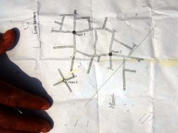 Diagrama de la ubicación de los túneles internos de la mina de Sabinas, Coahuila. NTX  /