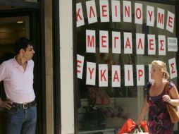Grecia sufre una grave crisis económica aunque la UE ya ha programado un plan de rescate. ARCHIVO  /