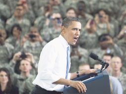 Obama les promete a las tropas haber derrotado a la organización terrorista. AFP  /