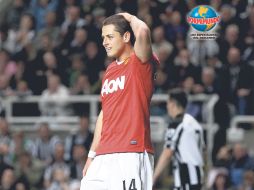 Javier ''Chicharito'' Hernández, goleador del Manchester United. GETTY IMAGES SPORT  /