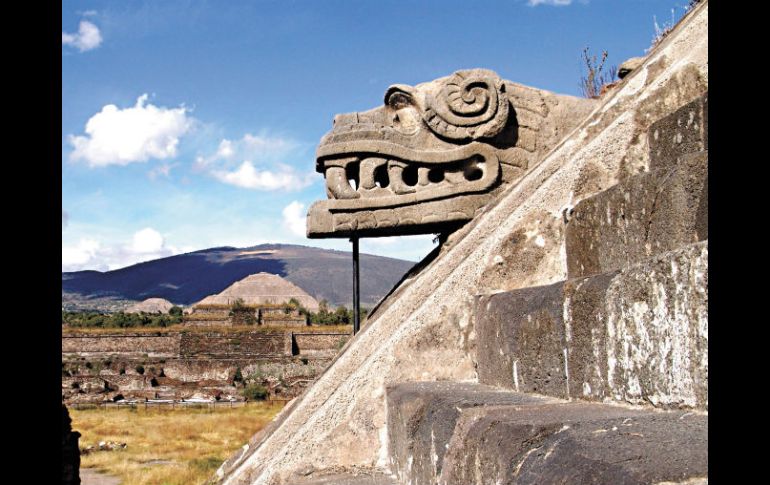 La Pirámide del Sol tiene 260 escalones y antiguamente estaba pintada de rojo, color que correspondía al Norte.ELUNIVERSAL  /