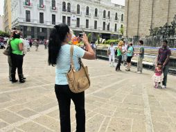 Según datos de la Setujal, más de 104 mil turistas visitaron la ZMG el pasado periodo vacacional. E. BARRERA  /