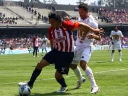 El Rebaño y el conjunto de la UNAM se vieron las caras en la fecha 6 del Torneo Clausura 2011. MEXSPORT  /
