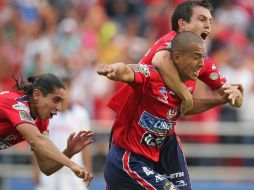 Los jugadores del Irapuato festejando su pase a la final del Torneo Clausura 2011 de la Liga de Ascenso. MEXSPORT  /