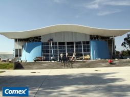 Vista general del complejo acuático, sede de los Juegos Panamericanos 2011. MEXSPORT  /