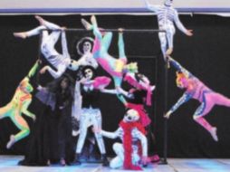 Circo Dragón, enmarcó  la presentación del balón oficial de los Juegos Panamericanos.  /