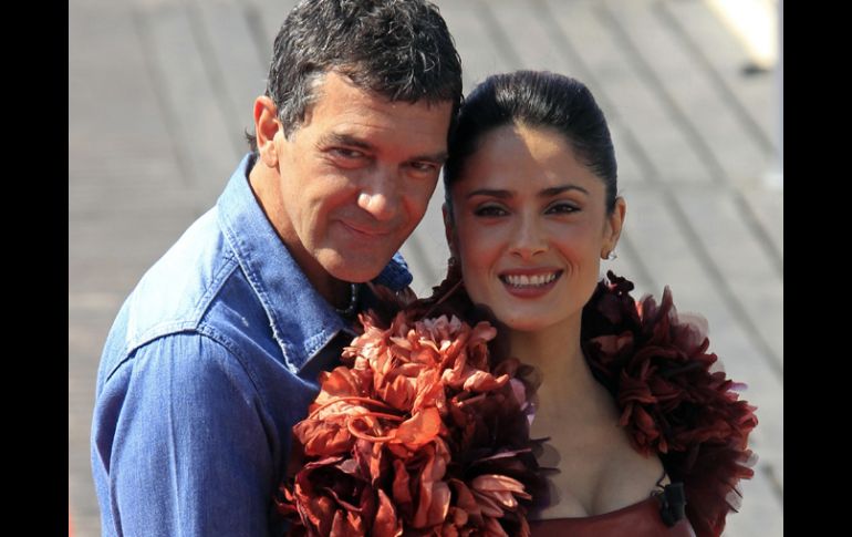 Los actores se muestran felices durante la presentación del filme. REUTERS  /