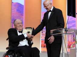 ''Habemus Palma de Oro'', dijo con humor Bertolucci. AFP  /