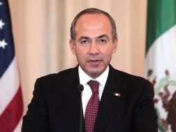 El Mandatario Felipe Calderón ofreció un discurso en la 41 Conferencia Anual del Consejo de las Américas. AP  /