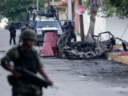 Cárteles mexicanos han utilizado cochesbomba contra policías y militares. EU descarta catalogarlos como terroristas. ARCHIVO  /