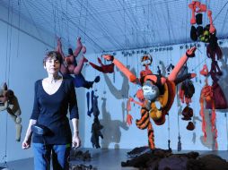 ''Soy una niña vieja y el arte es mi juego, mi salvación'', dice la artista. EFE  /