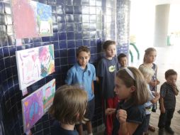 En el proyecto Pintores de una Historia los autores son los niños. A. CAMACHO  /