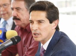 Rubén Romero estuvo acompañado por algunos miembros de su directiva. E. PACHECO  /