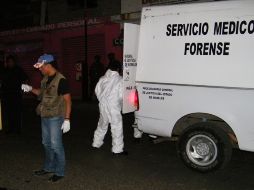 Los cuerpos ya fueron trasladados al Servicio Médico Forense. ARCHIVO  /