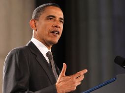 Barack Obama durante el desayuno anual de oración hispana en Washington DC. AP  /