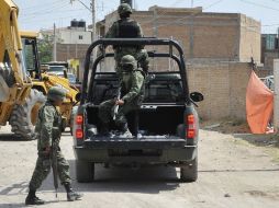 Se mantiene la presencia militar en la zona de los hallazgos. REUTERS  /
